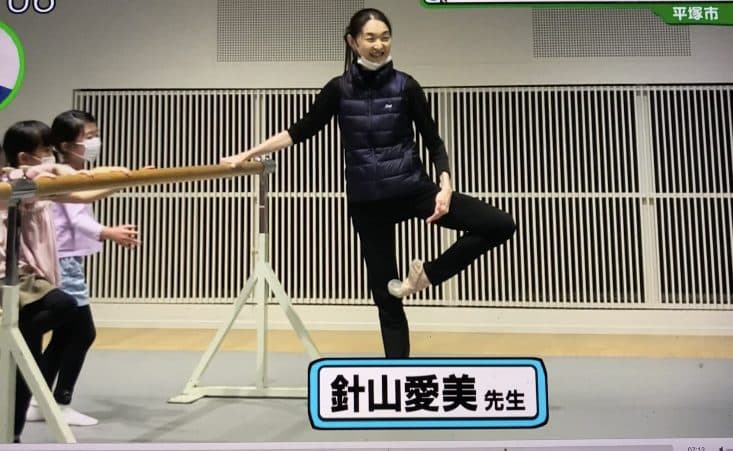 テレビ出演 初心者の子供たちのバレエワークショップ