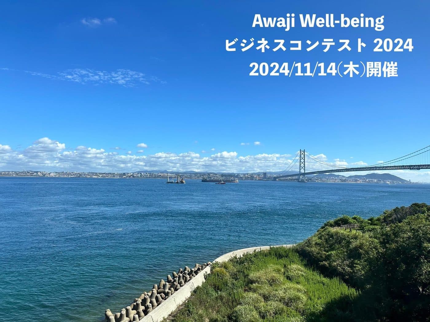 【Awaji Well-being イノベーションフォーラム とビジネスコンテスト2024】登壇します