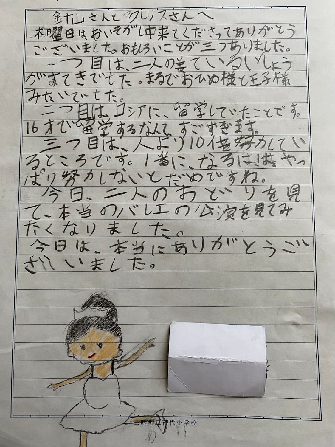 幅広く伝える、小学校訪問『夢プロジェクト』の感想文