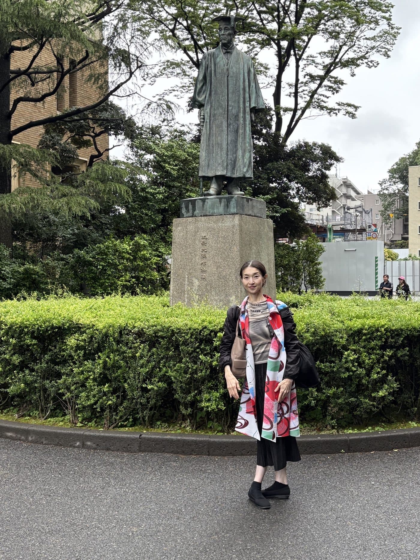早稲田大学 講演会、白鳥舞いました
